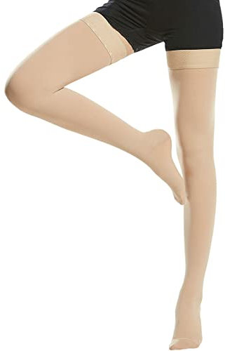 beister 20-30 mmHg Medizinische Kompressionsstrümpfe Damen Herren,Stützstrümpfe Strümpfe mit Geschlossenen Zehen,Abgestufte Unterstützung für Krampfadern,Ödeme