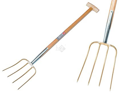 Gabel Dunggabel Mistgabel IDEAL 4 Zinken T-Stiel 85 cm Gabel 290x210 mm