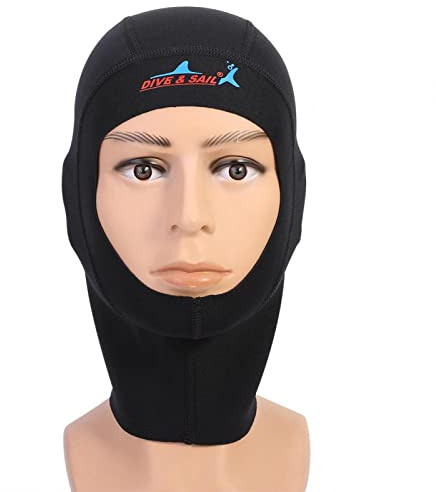 Neoprenanzug-Haube, Thermo, 1/3mm, aus hochwertigem Neopren, perfekt f¨¹r Tauchen und Surfen, passend f¨¹r M?nner und Frauen