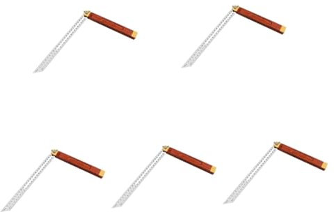 DOITOOL 5stücke Swing Angles Protractor Verstellbare Holzwerkzeug Winkelmesser Drehfunktion Präzise Messung Für Holzarbeiten Tragbar Und Leicht Zu Bedienen