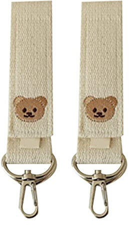 Kobeleen Haken für Kinderwagen, 2 Stück, für Tasche, Tasche, Geldbörse, Kinderwagen