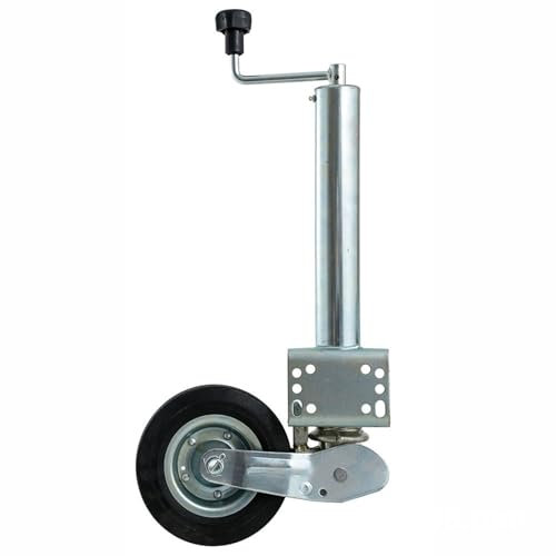 Caravan Jack Mover Trailer, Stützrad aus Gummi for Anhänger, motorisierter Jack Trailer RV Motor Mover, maximale Tragkraft 400 kg, einstellbare Höhe 30 cm, Universalzubehör von Auti-Rust for Anhängerk