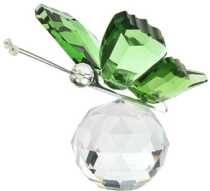 YFAFA Kristall-Schmetterling-Figur, Tierornamente, Glas, Briefbeschwerer, Zuhause, Hochzeit, Dekoration, Souvenir, Geschenke