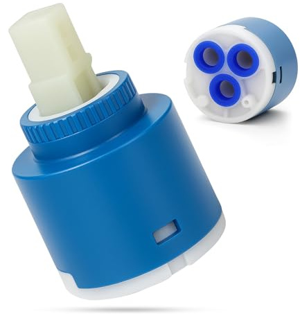 Kartusche Wasserhahn für Blanco Spüle Zubehör, 35mm Keramik Kartusche mit Blanco 121894, Keramik Ersatzkartusche Wasserhahn für Einhebel Küchenarmaturen, Mischbatterien und Duscharmaturen(35mm)