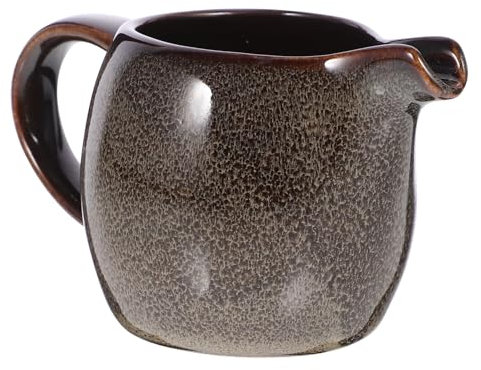 SECFOU Brocca in Ceramica Con Manico E Beccuccio Per Panna O Latte Per Tè Pomeridiano E