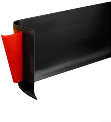 HEBEOT Plinthe en PVC imperméable pour rénovation efficace de la maison Noir 4 m