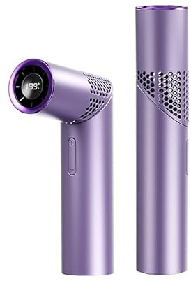 WZ Rechargeable Handheld Fan, 21700 Li-Ion Battery, USB-C, Portable Mini Fan for Travel Office & Home – Latest Lipstick Design Electric Desk Fan with Adjustable Height & Lanyard for Face Cooling