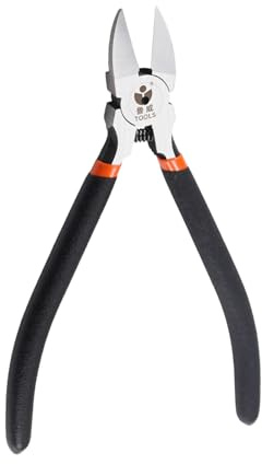 Industrie-Düsenzange, Stahl, zweischneidige Düsenzange, Handwerkzeug, diagonales elektrisches Schneiden mit ergonomischem Griff, Härte, Elektriker-Drahtschere