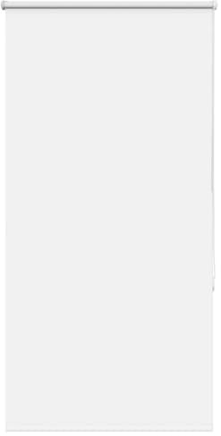 Persiane avvolgibili oscuranti per finestre, colore bianco, 85 x 150 cm, larghezza tessuto 80,7 cm, in poliestere, per cucina, soggiorno, sala da pranzo, ufficio, camera da letto