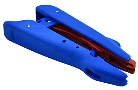 Duo Crimp 300 Entmanteler Kabelmesser Kabel Abisolierungs Abmantelungs Seitenschneider Messer Abisolierer Elektriker Profi für Kabel bis 6 mm² Made in Germany High Quality