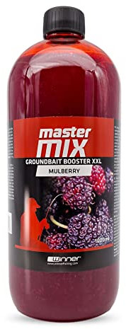 Tandem Baits Karpfen Futter Angelfutter Attraktor Master Mix Groundbait Booster XXL 1000 ml Maulbeere Plus