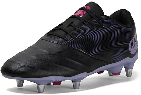 Canterbury Herren Phoenix Genesis Team Soft Ground Stiefel, Schwarze Eisenkraut, 43 EU