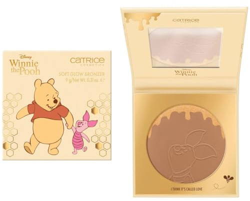 Catrice Disney Winnie the Pooh Soft Glow Bronzer, Nr. 010, Braun, vegan, ölfrei, ohne Parabene, ohne Mikroplastikpartikel, 1er Pack (9g)