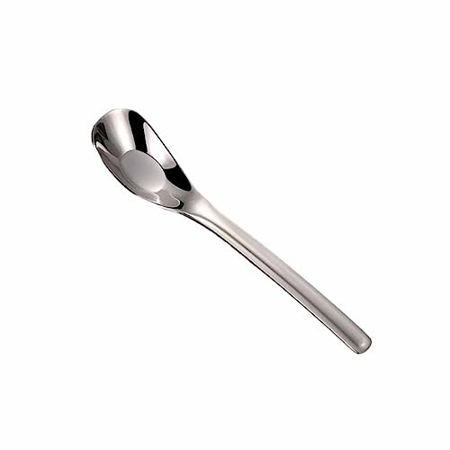 IEEDFJKK Cucchiaio in acciaio inossidabile Cucchiai portatili carini Stoviglie Posate Utensili per mangiare Stoviglie Accessori Strumenti per la casa, 304 l