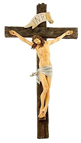 Inmaculada Romero IR Crucifijo Cristo figura 66 cm. imagen resina