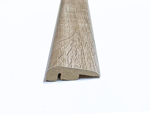 Mississippi Oak Laminate & Wood Flooring Section Transition Bar MDF Threshold Strip End Edge Profile Door Trim Moulding Oak (1, 900mm (2ft 9))