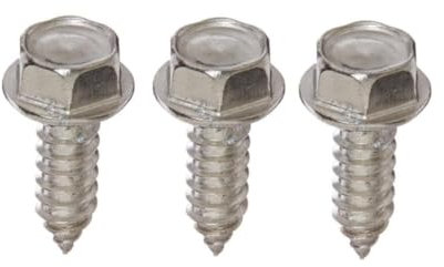 10x 4.2mm x 13mm Flanged Hexagon Head Self Tapping Screws Zinc Plated Steel Ideal for Metal Wood and Brick Self Tapping Screws Wood High Strength Durable