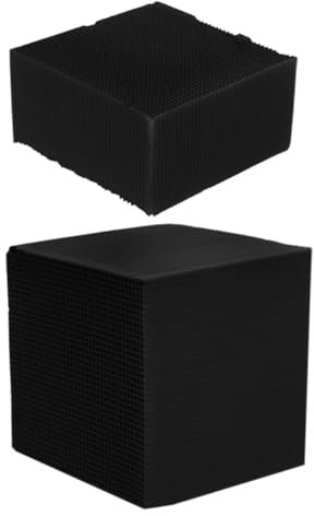 BESPORTBLE 2 Stück Wasserreinigungswürfel Aktivkohle 10x10x5cm 10x10x10cm Wassertrog Reinigerwürfel Für Viehtränken Und Aquarien Mit Geruchsentfernung Und Trogfilterfunktion