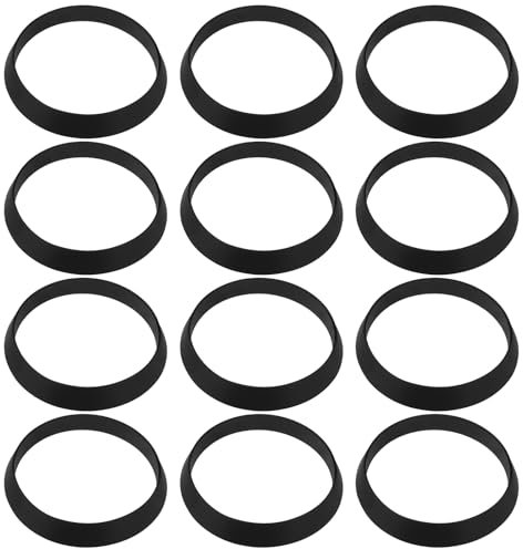 The Lord of the Tools 12 Pezzi In Silicone Guarnizione Conica Anello Tenuta Tubo Scarico Compatibile Con 1 1/2 Pollici Sifone Antiodore Di Ricambio