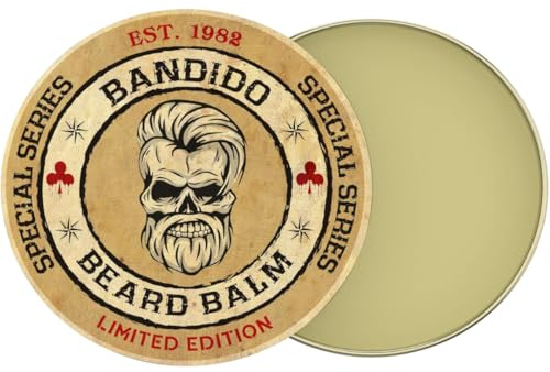 Bandido Bartbalsam 40ml - Bartpflege für Männer mit natürlicher Formel | Bartbalsam für geschmeidigen Bart, Styling und Halt | Bartwachs gegen Trockenheit, mit schneller Aufnahme und leichtem Glanz