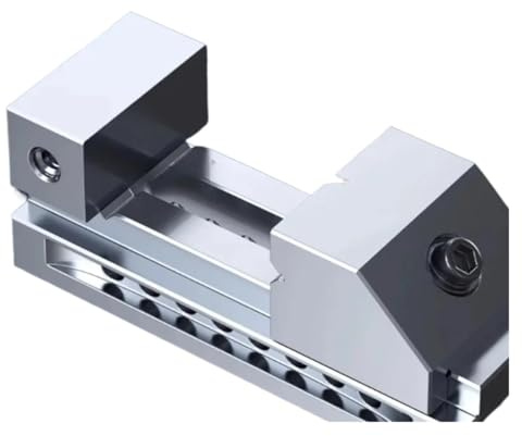 Machining Vise Lathe Vice 1.5/2/2.5Inches Tool Steel Vise Bench Clamp for Milling Bench Drill Press Stand Lathe Mini Tools EDM Surface Grinder(QKG50-2 inch)