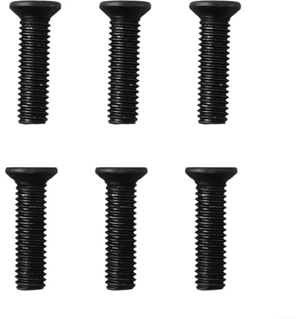 MeevrgR Confezione da 6 viti adattatore per mandrino per trapano, filettatura sinistra M5/M6, per mandrino UNF, accessorio per utensili elettrici, materiale in metallo duro di lunga durata, facile