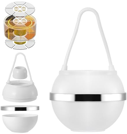 Bath Ball Filter, 10 Stages BPA-Free Bathtub Water Filter, Soften Water Removes Chlorine for Healthier Skin Hair, for Healthier Skin and Hair, White