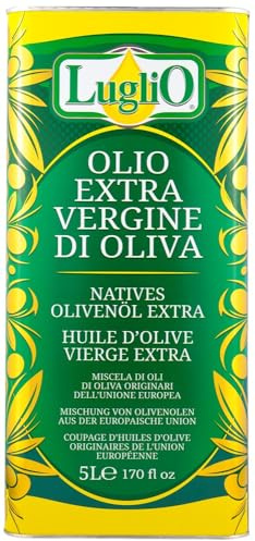 Olio Luglio - Olio Extra Vergine di Oliva (5 Litri) | Latta da 5L