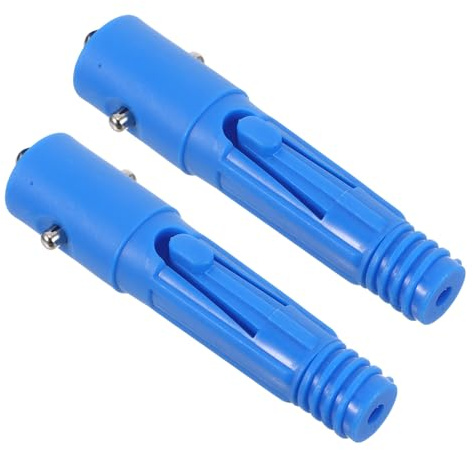 ELAYARD Connettore Filettato per Tubo Telescopico, Adattatore per Manico Scopa, Diametro Interno 22mm, Plastico e Ferro, 2 Pezzi per Pulizie Domestiche