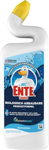 WC-Ente WCFlüssigreiniger, Meeresküste, 750 ml (Packung mit 5)
