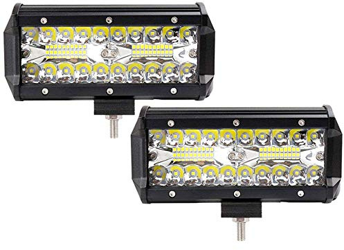 2X 120W Led Arbeitsscheinwerfer Off-Road Scheinwerfer Bar Fernlicht 12V 24V Lampen IP67 Wasserdicht Zusatzscheinwerfer Flutlicht für Auto Traktor