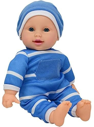 The New York Doll Collection 11 Zoll /28 cm Weiche Körperpuppe im Geschenkbox - 11 Zoll /28 cm Baby Puppe (Junge)