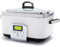 GreenPan Elite 8 en 1 Programable 6L Olla de Cocción Lenta, Tapa y Bandeja Extraíble Aptas para Lavavajillas, Cerámica Antiadherente Saludable sin PFAS, Cocinar, Saltear,Cesta de Vapor,Asar,Crema Nube