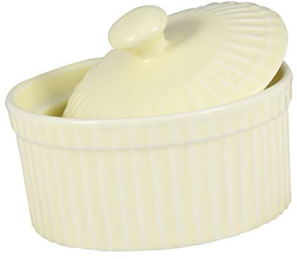 ABOOFAN Pot Dessert Avec Couvercle Bol à Pâtisserie Céramique Bol Pour Pudding Et Gelée Pour Cuisine à Domicile