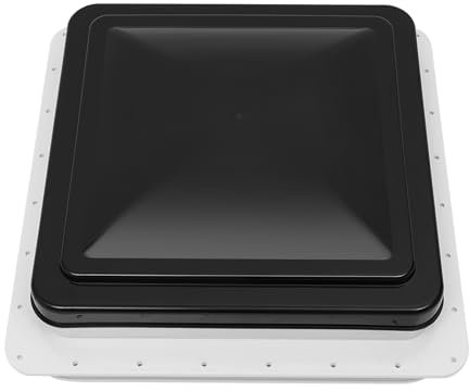 Fenêtre de toit, fenêtre de toit, pour caravane, fenêtre de toit, fenêtre de ventilation, convient pour camping-cars, campeurs (42 x 42 cm)