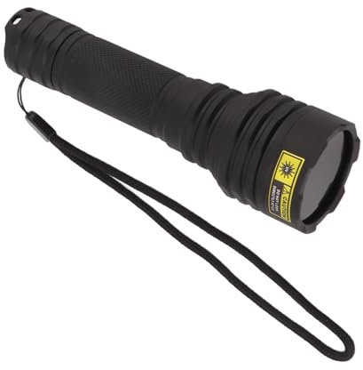 Topyond Linterna LED UV De 365 NM, Linterna UV De Detección Portátil con Filtro óptico Negro, Luz Negra para Detección De Orina De Mascotas