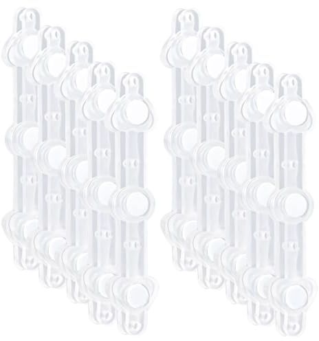 10stk Magnetische Anstecknadeln, Transparenter Boutonniere-Magnet Florale Boutonniere-Magnete Magnetische Boutonniere-Clips für Geschäftsanstecker Blumen-Accessoires für Männer und Frauen