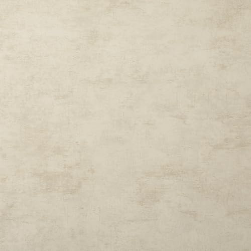 Beswitory Yellow Wallpaper Modern Concrete Effect Wallpaper for Living Room, Bedroom, Fireplace Decorative Luxury Wall Paper with Distressed Pattern, Textured Finish & Metallic Detailing (Cream)