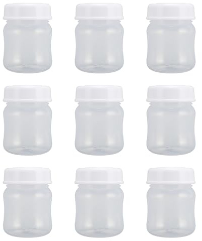 Biberón Recolector de Leche Materna de Cuello Ancho de 90 Ml con Tapa a Prueba de Fugas, Contenedor de Almacenamiento para Bebés y Organizador para, Dr. Brown y Extractores de