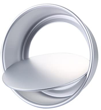 Gatuida Molde de Aluminio Revestimiento Aleación Antiadherente de Redondo Fácil Desmoldado y Transferencia Rápida de Calor para Tartas para Repostería Casera