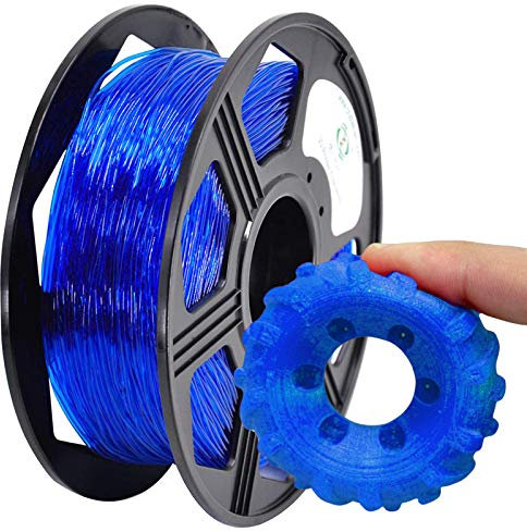 YOYI YOYI TPU Filament 1.75mm, 3D Drucker Filament, Flexibel, 0.8kg, Toleranz +/-0.02mm, TPU Blau