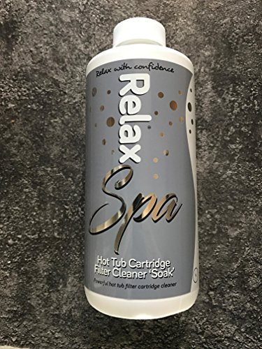Relax Spa Hot Tub Cartridge Filter cleaner Soak 1 litre