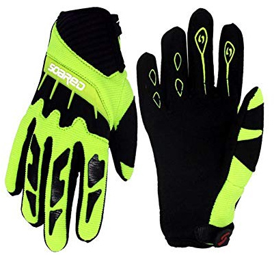 Gtopart 50g Gants Cycliste Enfant VTT Bicyclette, Léger, Aéré, pour Escalade, Randonnée, Skateboard (Vert, M)