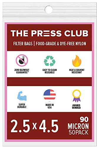 90 Micron | Premium Nylon Tea Filter Bags | 2.5 x 4.5 | 50 Pack