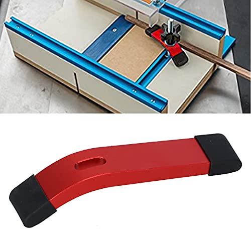 Jadeshay T Nut Schiene Splint, Niederhalter T-Nut M8 Gewinde-Klemmlehren Werkzeug Kit, T Nut Schiene Schnellspannklemmen für Die Holzbearbeitung(Rot)