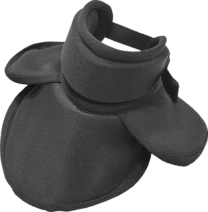 LEONARK 350N Hema Overlays Halsschutz Protektor Fechten Gorget mit starrer Schutzplatte für Hema Langschwert Rapier Sabre Armoury