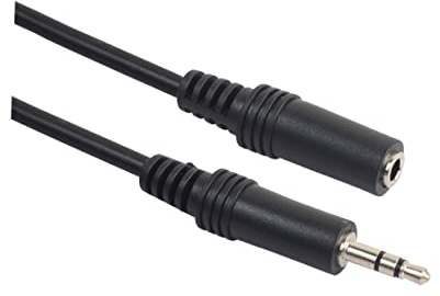 HOMSFOU Câble Extension Audio Mâle Vers Femelle Avec Connecteurs Plaqués Compatible Avec Smartphone Tablette Pc Et Haut-parleurs