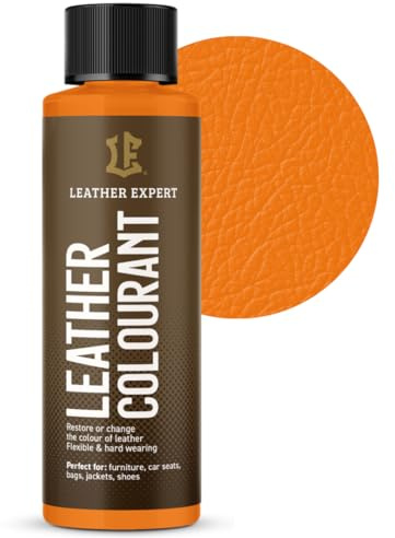 Leather Expert Peinture Cuir très couvrante à Base d’Eau – sans Alcool, pour Cuir Naturel et écologique – Ne Fissure Pas, ne s’écaille Pas – Idéale pour Tous Accessoires – Large Choix de Couleurs