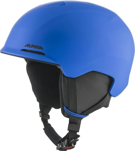 ALPINA Casco da sci unisex per ragazzi BRIX JR, blu royal opaco, 51-55