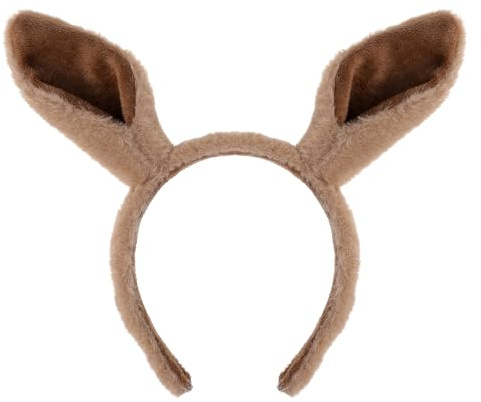 Sibba Kangaroo Headband Cute Hat Ears Headbands Animal Caps Makeup Hairband Costumes Fit Women Party Washing Face Spa